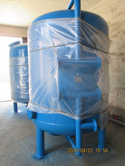 北京环保工程科技发展有限公司石英砂过滤器发货现场