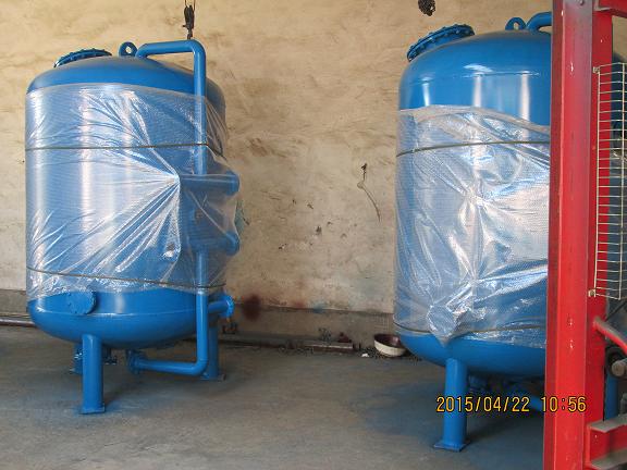 北京环保工程科技发展有限公司石英砂过滤器发货现场